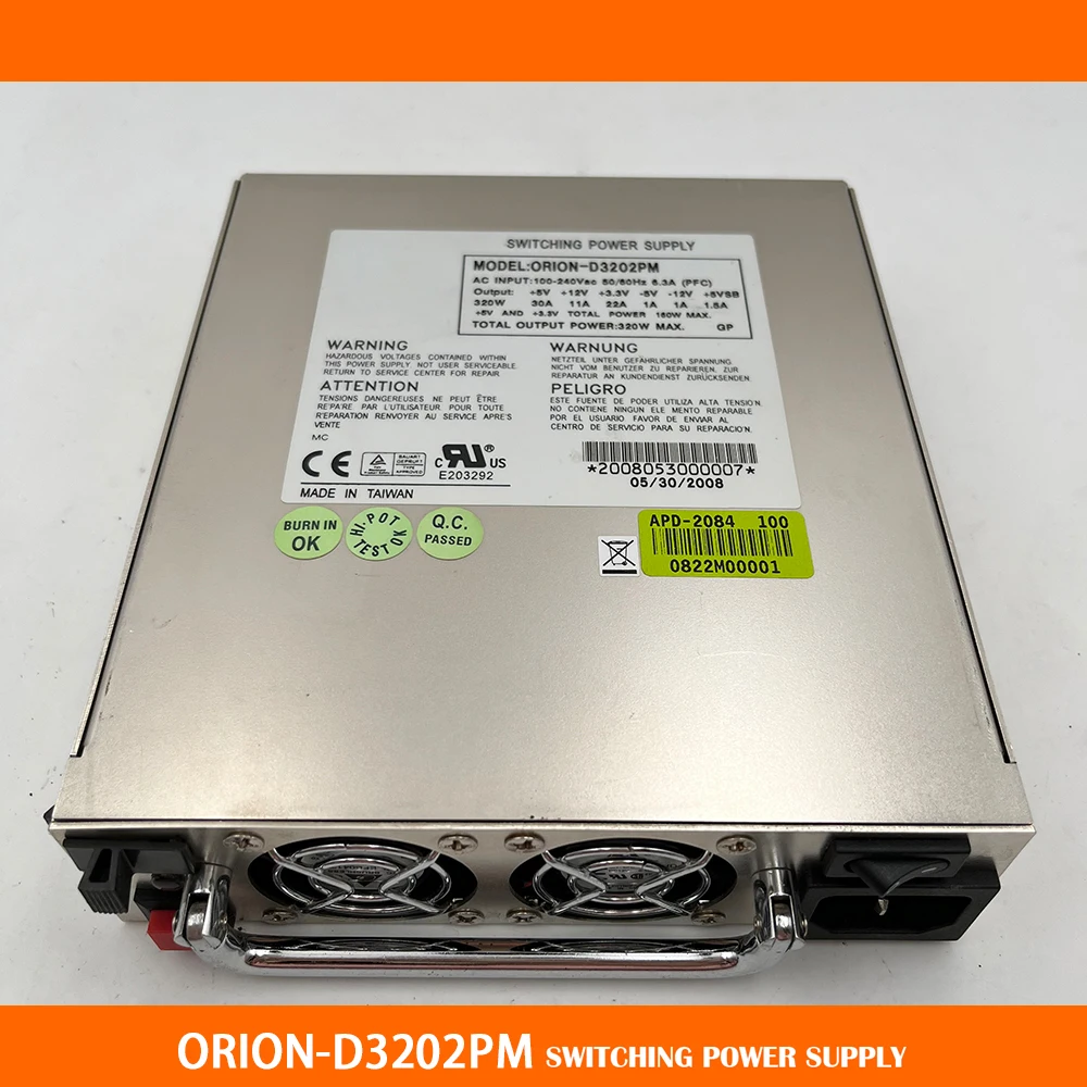 For SWITCHING POWER SUPPLY ORION-D3202PM 320W Server Power Supply Quality Fast Ship