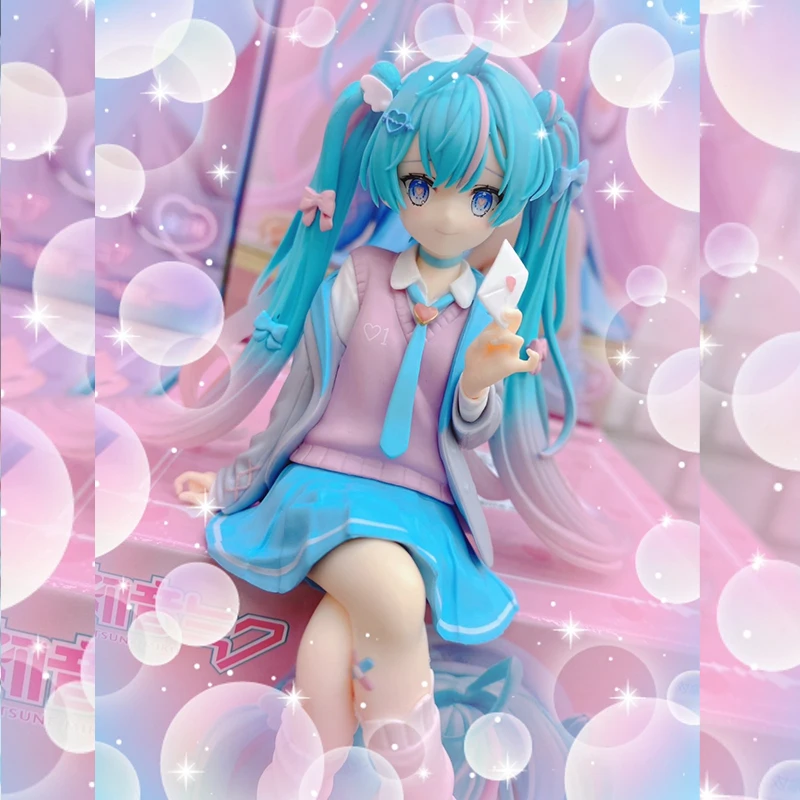 13cm FuRyu Noodle Stopper Figure VOCALOID Hatsune Miku Love Blazer PVC Action Figure Collectible Action Model Doll Ornament Toys