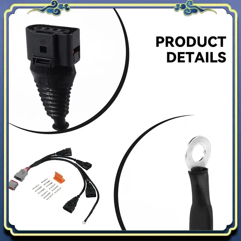 

AU16-1.8T Ignition Coil Wiring Harness Loom For 1997-2006 TT A4 Quattro Golf Jetta Passat Beetle 1.8L Turbocharged