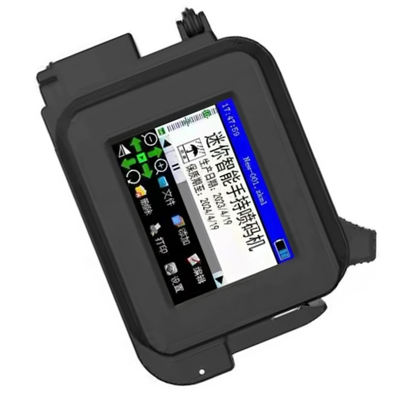 Stampante a getto d'inchiostro portatile ingegnosa 12,7 mm Mini stampante portatile Testo QR Codice a barre Immagine Numero lotto Logo Macchina per la codifica immagini EU P