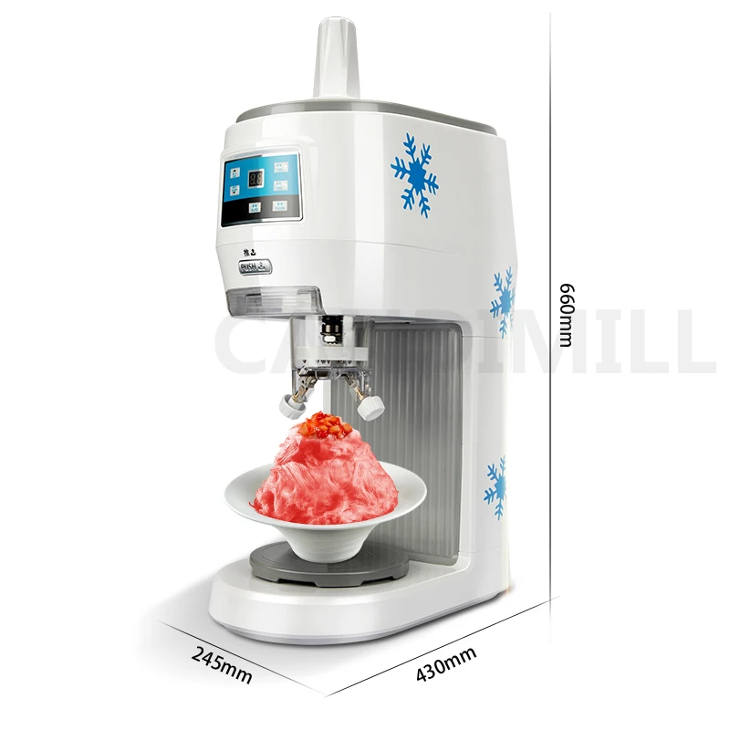 220v elétrico triturador de gelo neve cone smoothie bloco de gelo que faz a máquina gelo shaver ice slush maker