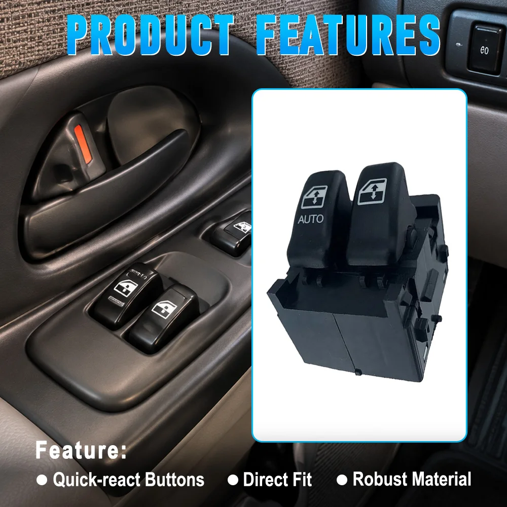Front Left / Right Master Power Window Switch For Chevrolet Venture Silhouette Pontiac Montana 2000-2005 10387305 10416106