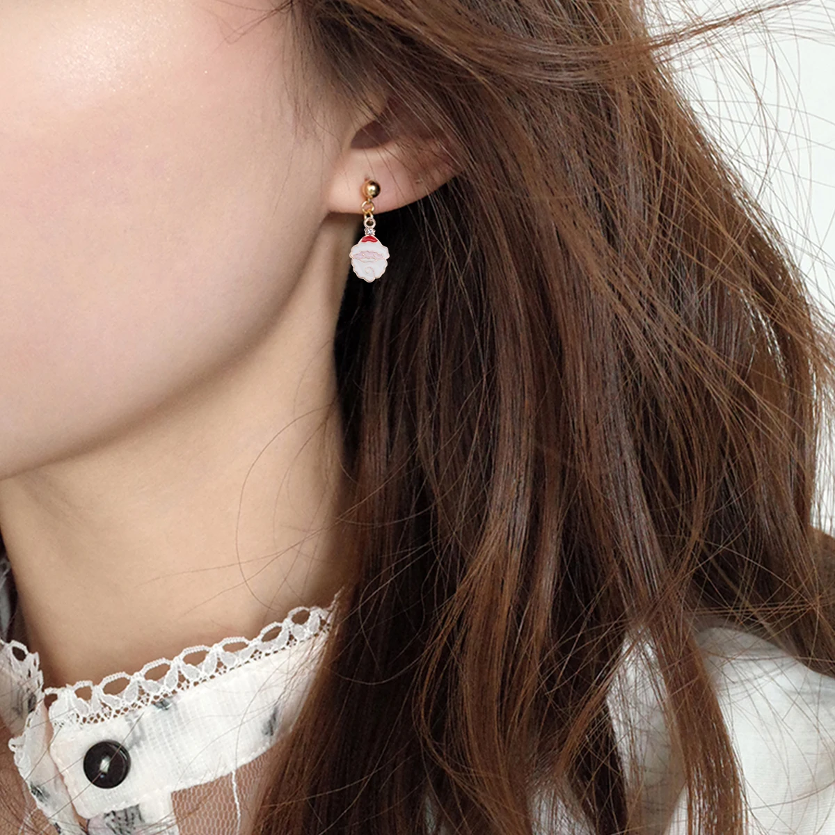 

10Pcs Santa Claus Enamel Charms Christmas DIY Jewelry Accessories Xmas Necklace Bracelet Making Gifts Xmas Enamel Charm Pendants