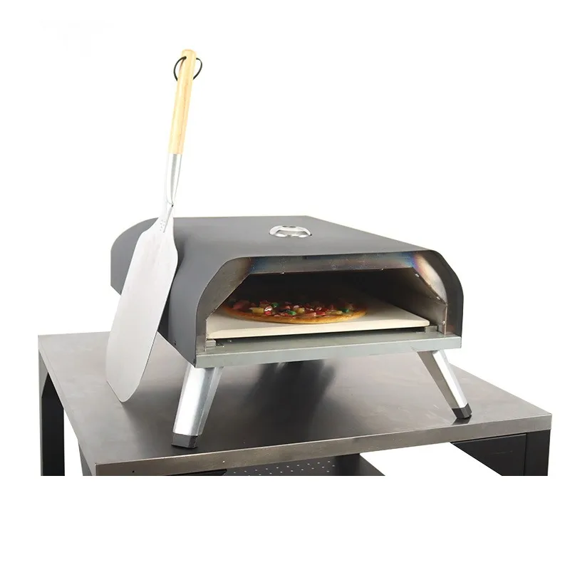 16 Inch Gas Pizza Oven Portable Commercial Stainless Steel Outdoor Kitchen Pizza Maker