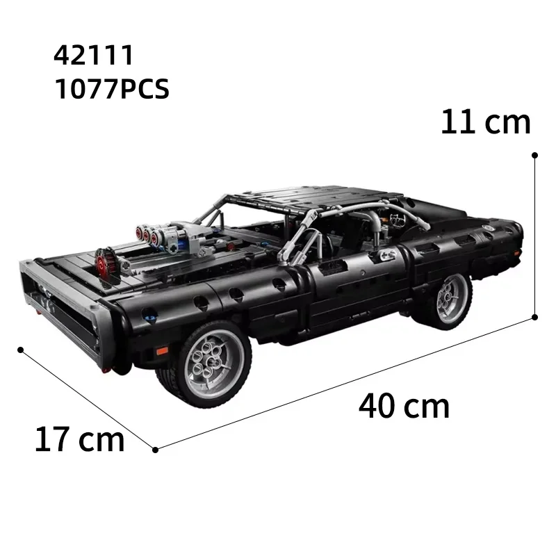 

Форсаж 42111 гоночное украшение знаменитая модель автомобиля подарок 1077 шт. кирпич детские развивающие игрушки