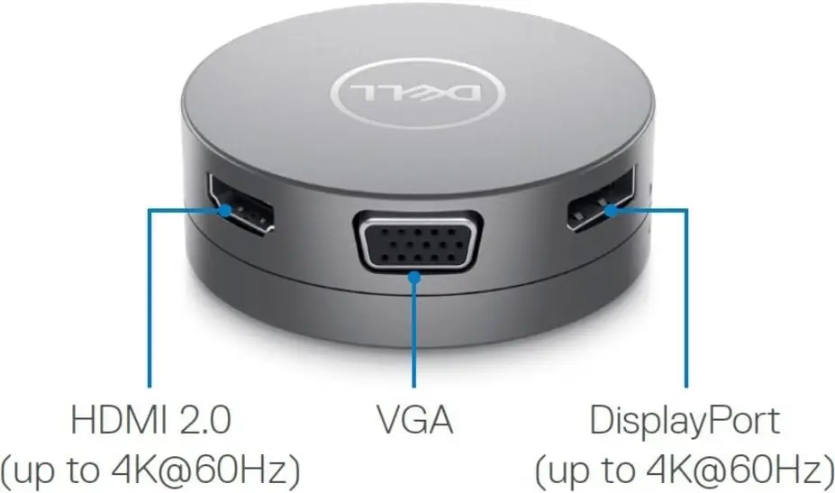 محول USB-C متعدد المنافذ 7 في 1 لأجهزة الكمبيوتر المحمولة، توسيع الاتصال مع HDMI، منافذ USB