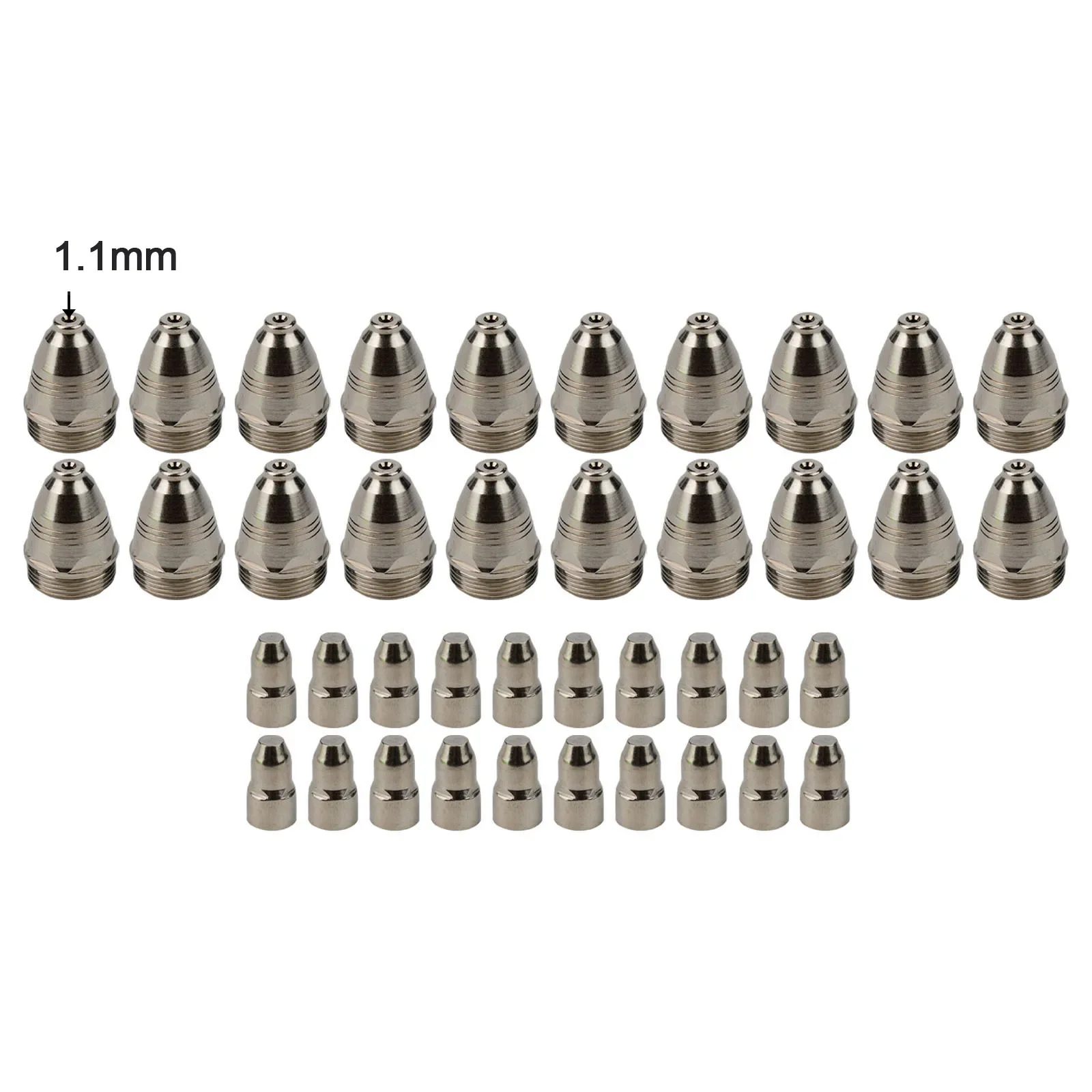 

CuCrZr Nozzle Guard P80 Plasma Electrode Tip Nozzle 1 5mm Cutter Torch 40pcs Excellent Electrical Conductivity