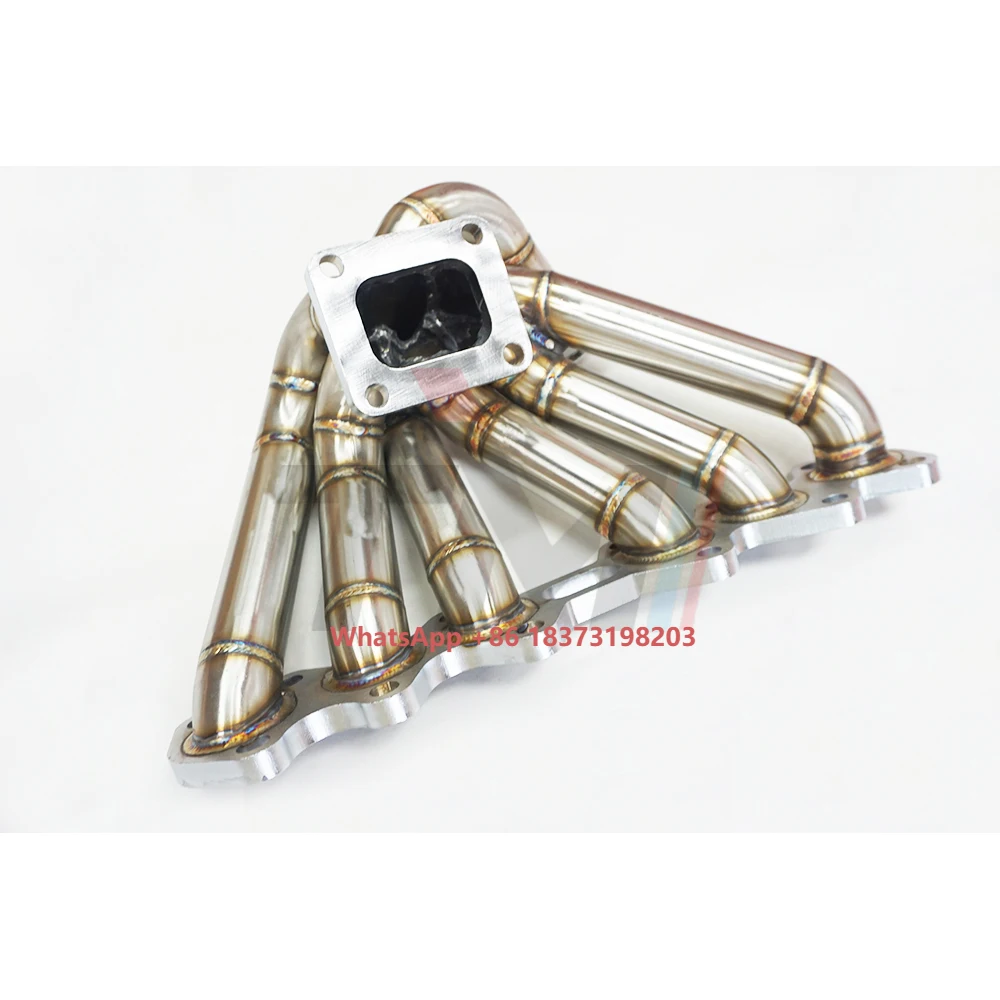 

TM Performance SS304 Exhaust T4 Turbo Manifold Fit 93-98 Supra / Lexus GS300 2JZ-GTE Motor - 3mm Wall