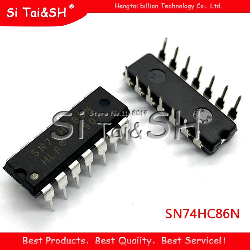 10 PZ SN74HC86N SN74HC86 74HC86N 74HC86 Guscio impermeabile