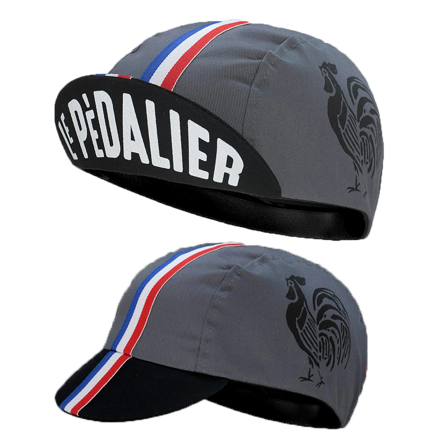 SweetMatt Classic Retro Black Series Polyester Fahrrad-Herrenkappen, Sommer, atmungsaktiv, schnell trocknend, Fahrradhut, Radfahren, Sport, Sturmhaube – Detail 19