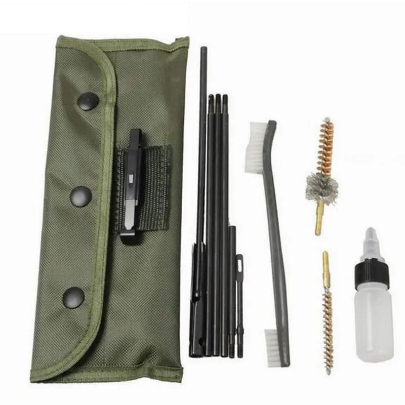 AR15 M16 Gun Cleaning Kit Mat For all Carbine Rifle Ruger 10/22 .22 .223 .308 Boresighter Variants Tactical Rifle Gun Brushes