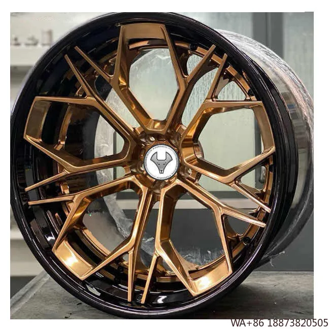 

Hot Sale Aluminum Alloy 2-Piece Color Register Deep Concave Silver 18 19 20 21 Inches Forged Car Wheels for Passenger Car wheels