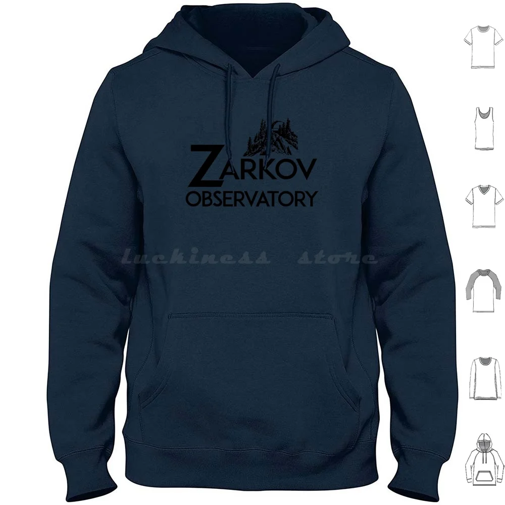 Zarkov Observatory Sudaderas con capucha Manga larga Gordon Flash Blessed Brian Zarkov Dale Observatory Ted Sam Jones