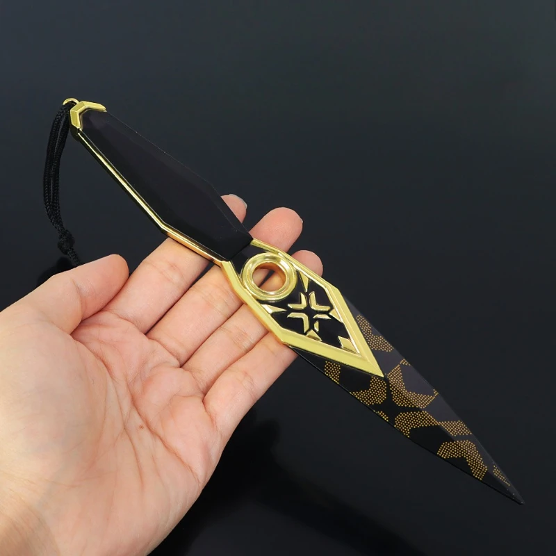 22cm/8.66in VALORANT 2023 Championship Game Periphery Kunai Knife Weapon Model Toy Sword for Boy Gift Ninja Birthday Christmas