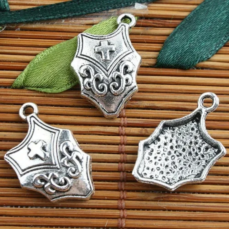 

21*13mm Tibetan Silver Color Cross Style Charms 30pcs EF0092 Charms for Jewelry Making