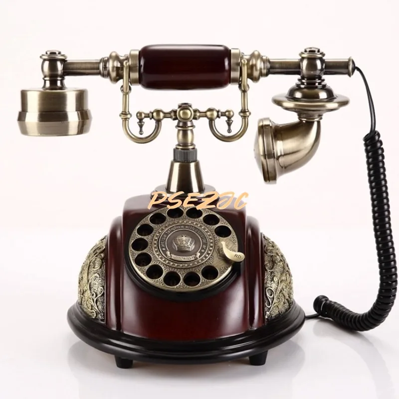 Home Portable European Vintage Office Phone Landline Gift Display Decoration