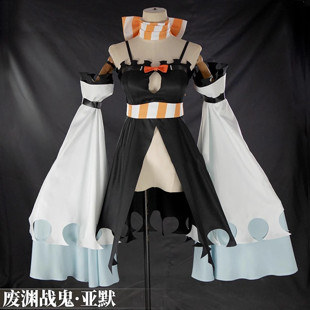 أنيمي Gachiakuta Amo Empool فستان مُصمم حسب الطلب موحدة لصاقات وشم المنظفات كرنفال حفلة الهالوين للنساء الفتيات الدعامة