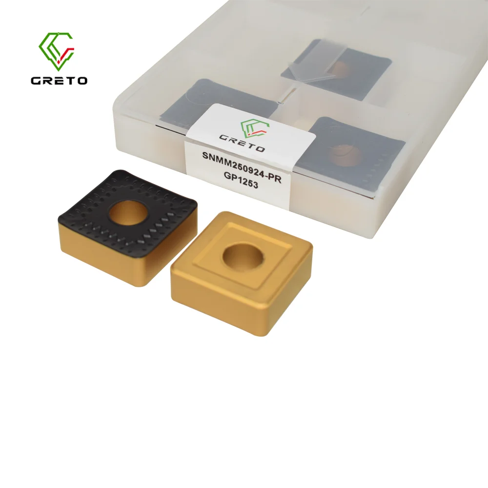 GRETO SNMM250924-PR GP1253 CNC Carbide Inserts Turning Tool for Metal Steel - High-Speed Precision Tool for Industrial Use