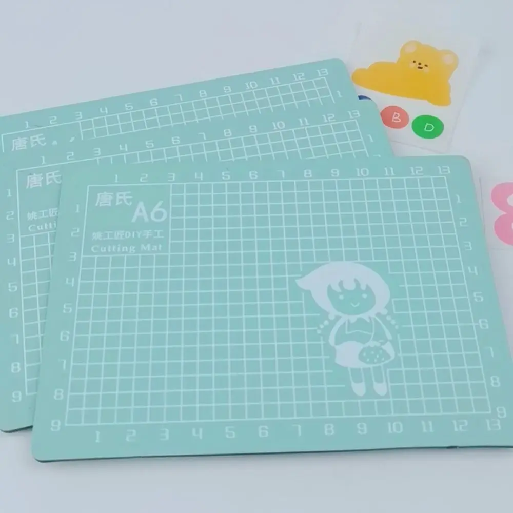 Strumenti di riparazione in PVC Artigianato fai-da-te Tappetini per scrittura Tagliere per carta da cucire Tagliere per incisioni Tappetini patchwork Tappetino da taglio con griglia A6