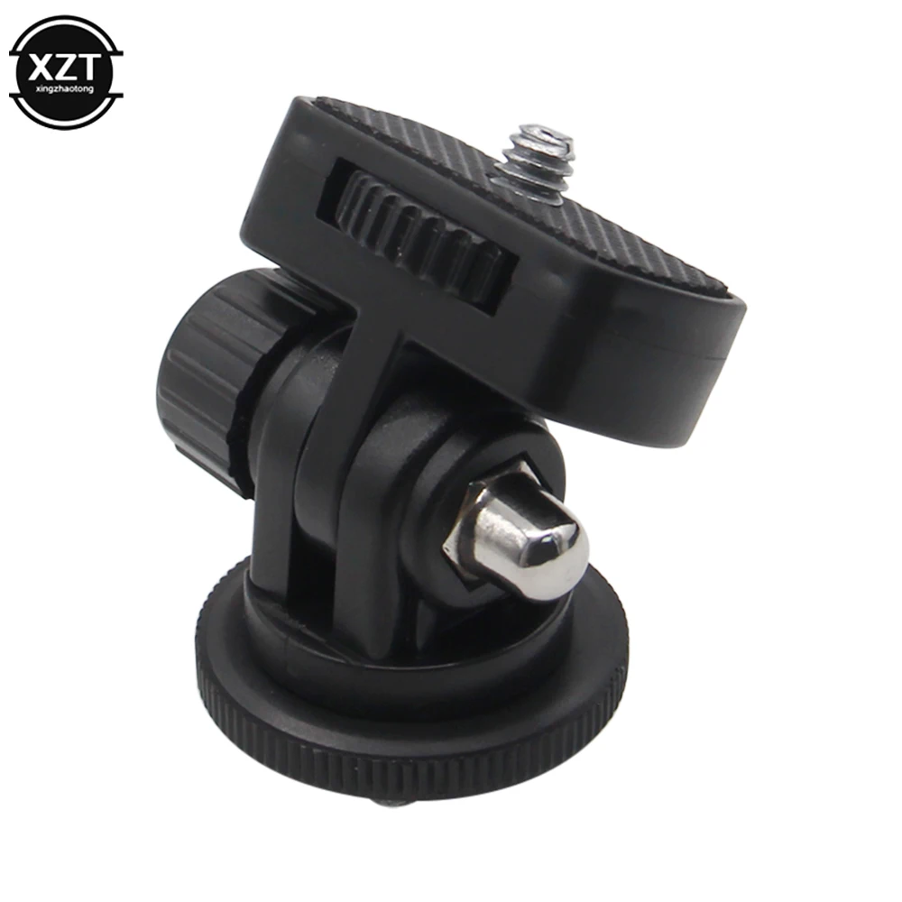 Najnowszy adapter mocowania na gorącą stopkę z gwintem 1/4 cala, regulowany kąt, do aparatu DSLR Canon Nikon, lampy błyskowej, światła LED, monitora.