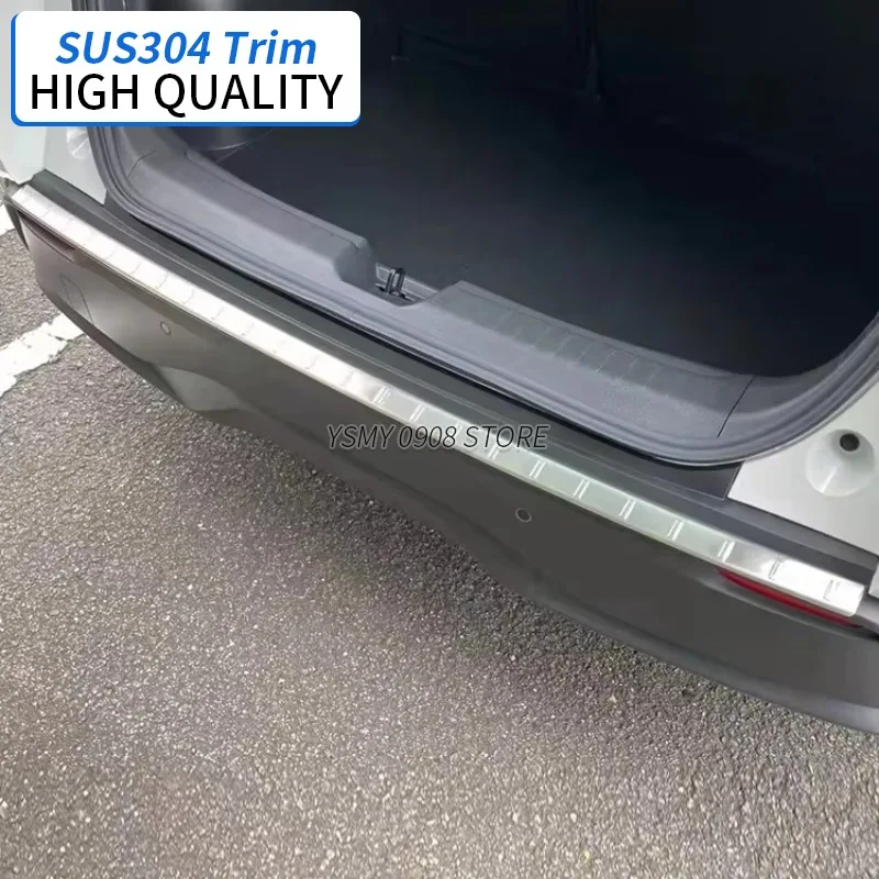

1 PCS Rear Bumper Scuff Plate Guard Protector for Nissan Note E13 2021 Car Body Decoration High Quality Stainless Steel Styling