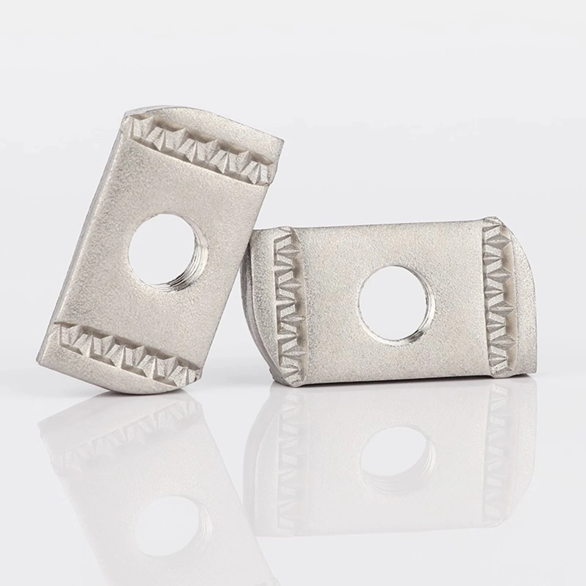 Square Shaped Plastic Wing Nut Spring Nut Block 304/316 Stainless Steel Photovoltaic Bracket Accessory Diamond Nut m8m10