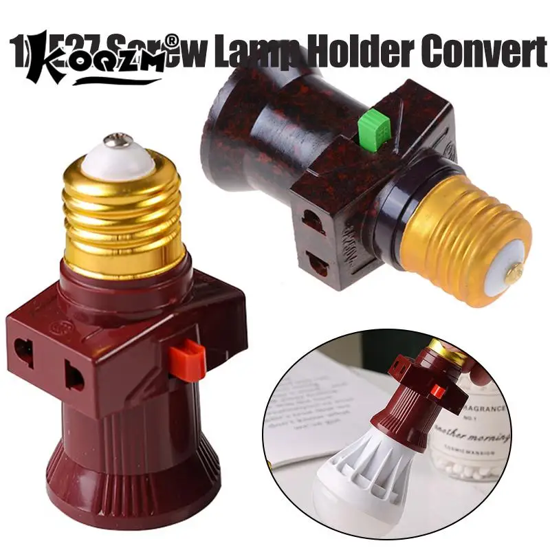 1PCS pendant bulb holder e27 lamp holder lampholders Lamp Bases switch vintage e27 socket AC 111V 240V LED E27