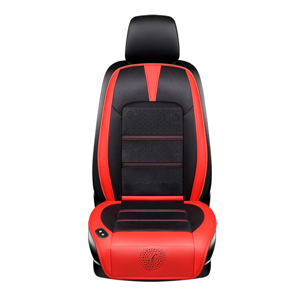 Cooling Car Seat Cushion 12V/24V Front Seat Cooled Seat Cover with Fans Summer Breathable Ventilated Seat Cushion for Car Truck