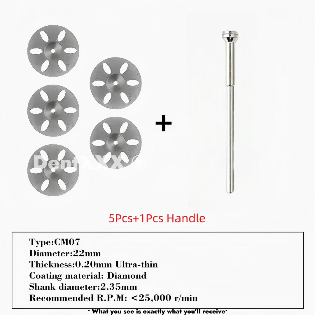 Ultra-Thin Double-Sided Diamond Grinding Discs – 0.20mm Cutting & Polishing Blades with 2.35mm Shank