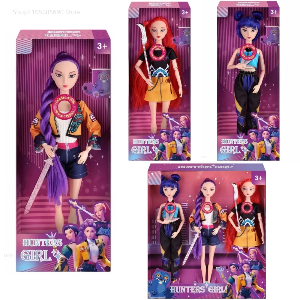 Nouvelle figurine en vinyle de style musical Anime KPop Demon Hunters, Rumi Mira Zoey, masque de personnage en vinyle, cadeau d'anniversaire, cadeaux pour fan club