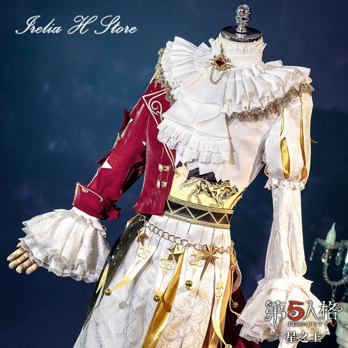 أزياء Irelia H Identity V Hullabaloo التأثيرية أزياء البهلوانية التأثيرية ألمع ستار مايك مورتون بدلة موحدة أزياء الهالوين