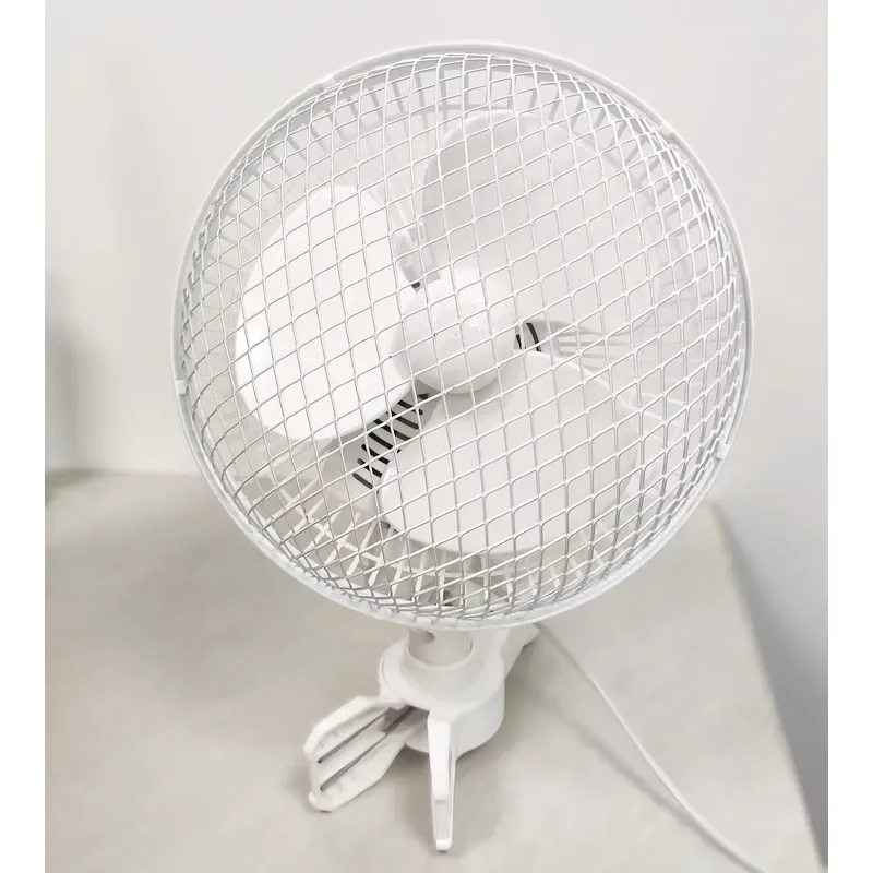 New 8 Inch Oscillating Clip On Fan Adjustable Flexible For Planting Tent Flower Pot