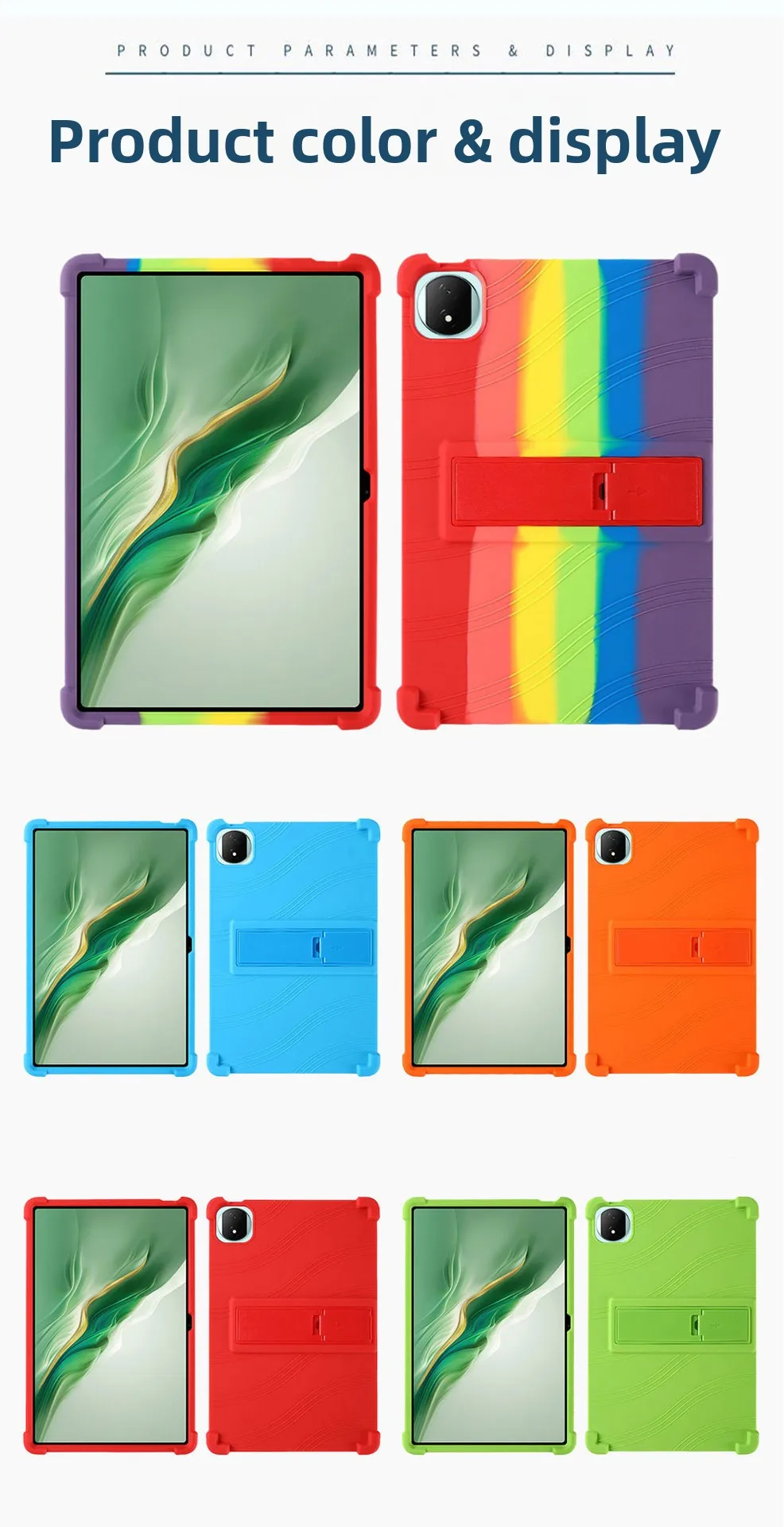 Stoßfeste TPU-Hülle für Honor Magicpad 2 12.3 ROD2-W09, Flexibler Stoßfänger mit Ständer, Mehrere Farben – Detail 10