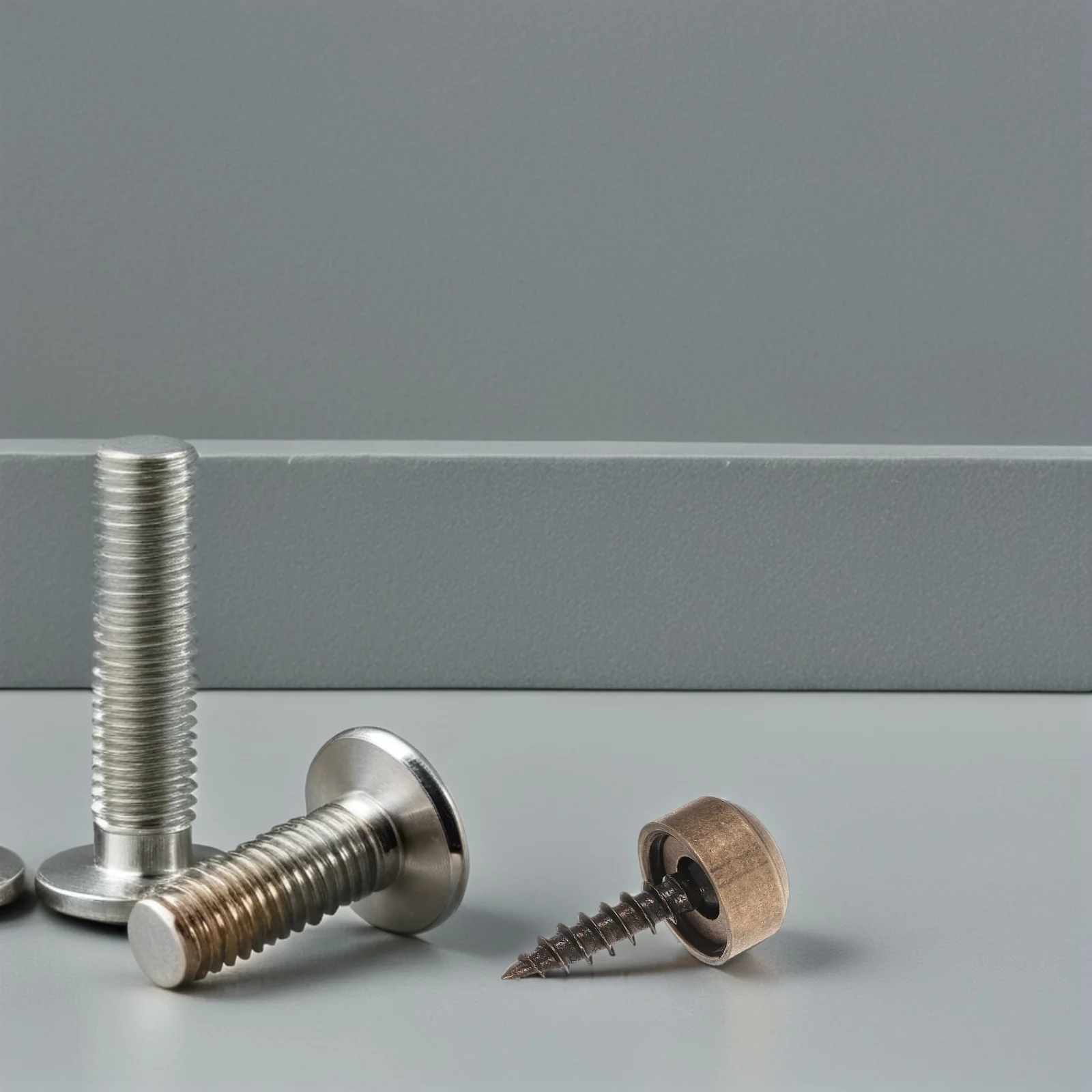 

24Pcs Copper Screws Mirror Hanging Hardware Decorative Caps Curved Self-Tapping Rust Proof for Furniture Projects