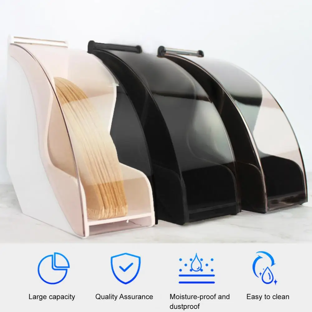 

Coffee Filter Organizer Compact Coffee Filter Organizer Coffee Filter Paper Holder with Dust-proof Cover Capacity for Filters