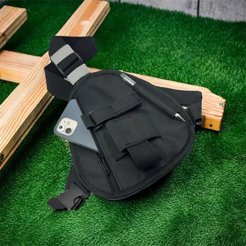 Adjustable Radio Harness Bag Front Pack Triangle Chest Bag Pouch Holster Carry Case For Walkie Talkie