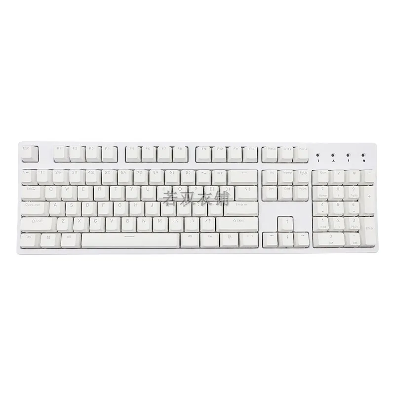 Dupla cor transparente PBT131 chave caps, compatível para teclado mecânico Razer Corsair