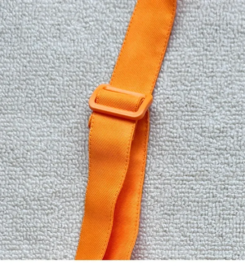 Stofftasche, Requisiten-Rucksack, Umhängetasche, für den Notfall zu Hause, orangefarbene Tasche, Umhängetasche, zweidimensionale Umhängetasche für Kinder – Detail 8
