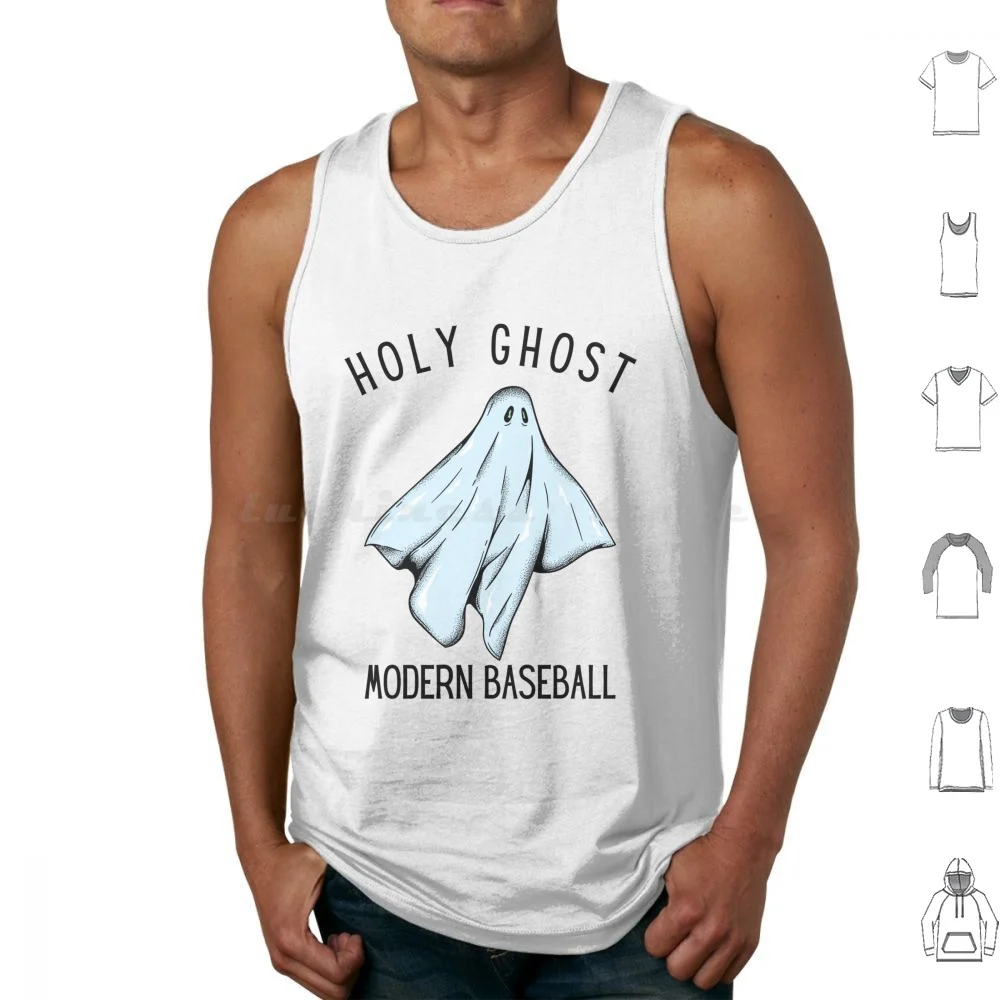 Holy Ghost Modern Baseball Tank Tops Print Cotton Modern Baseball Pop Punk The Front Punk Music Emo Mobo Band Brand New