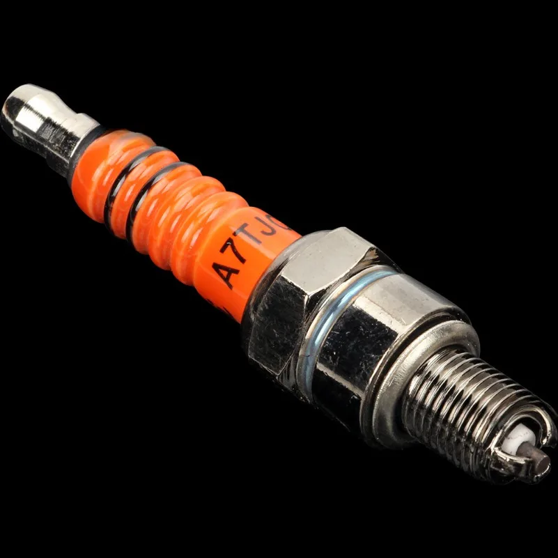 A7TJC three claw spark plug nozzle suitable for off-road motorcycle ATV beach bike skateboard GY6 50-150CC scooter