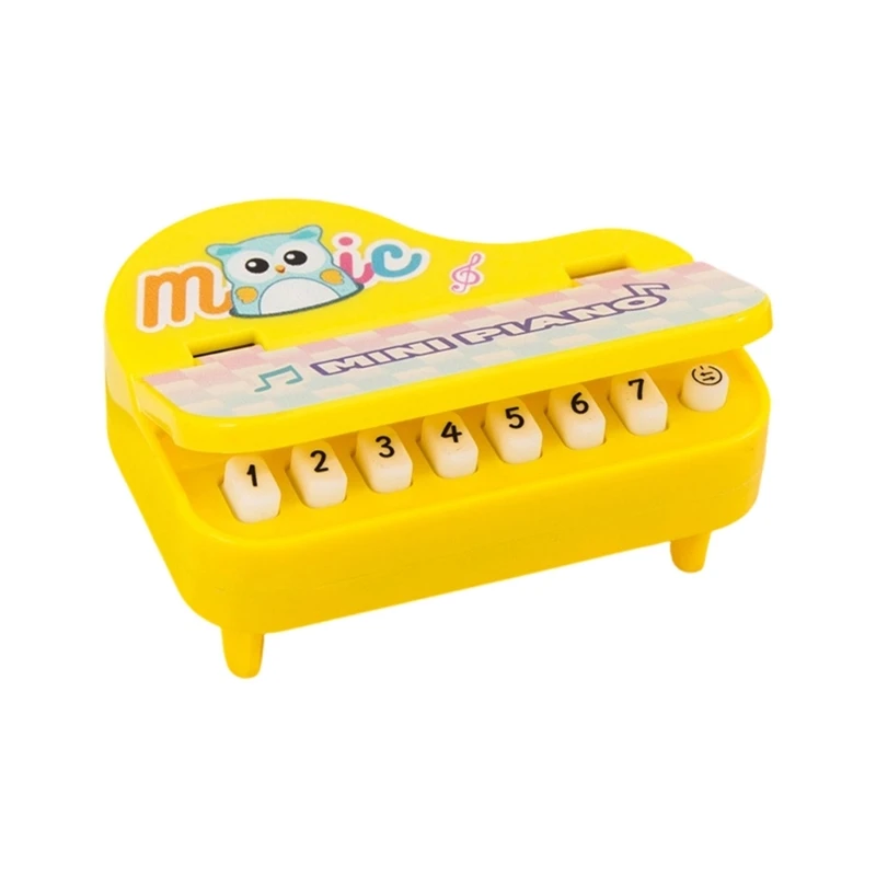  Fun And Compact Electronic Piano Keychain Car Decoration Keyring Suitable For Students And Office Workers