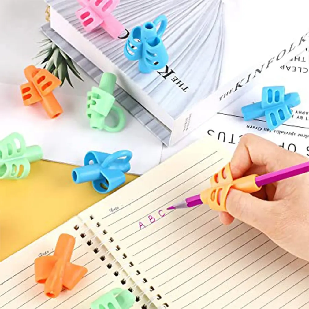 16 Chiếc Bút Chì Cầm Trẻ Em Bút Dễ Thương Tay Cầm Cần Viết Tay Viện Trợ Hướng Dẫn Cầm Bút Tư Thế Hiệu Chỉnh Cho Trẻ Em Quà Tặng văn Phòng Phẩm