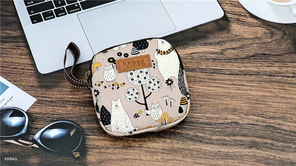 Nette Tampon Lagerung Tasche Frauen Mädchen Serviette Sanitär Pad Beutel Kosmetik Tasche Fall Tragbare Geldbörse Mini Reise Veranstalter – Detail 23