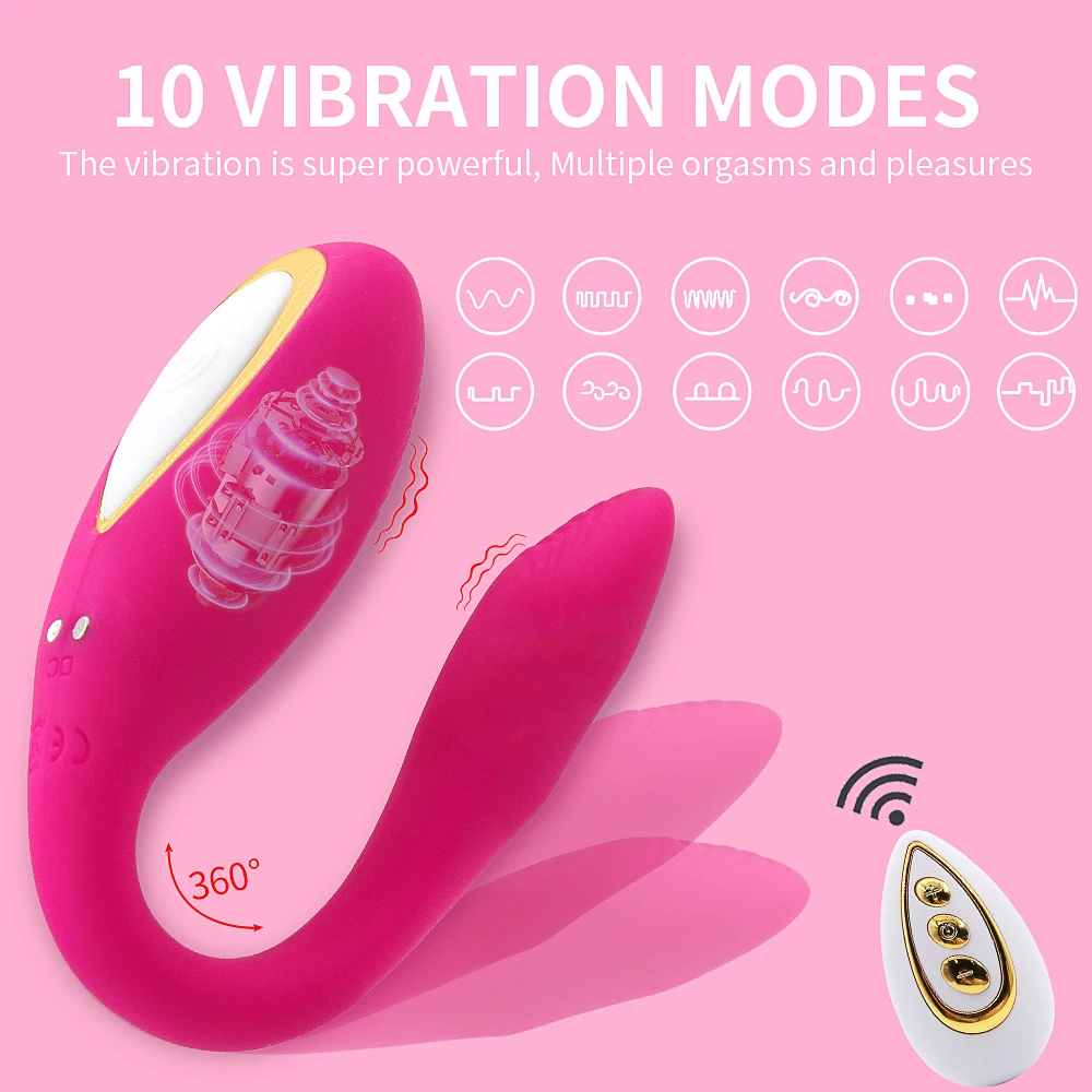 Wireless Remote Clitoris Panties Vibrators Powerful Vibrating Clit Stimulator U Shape Wearable Massager Adult Sex Toys for Women