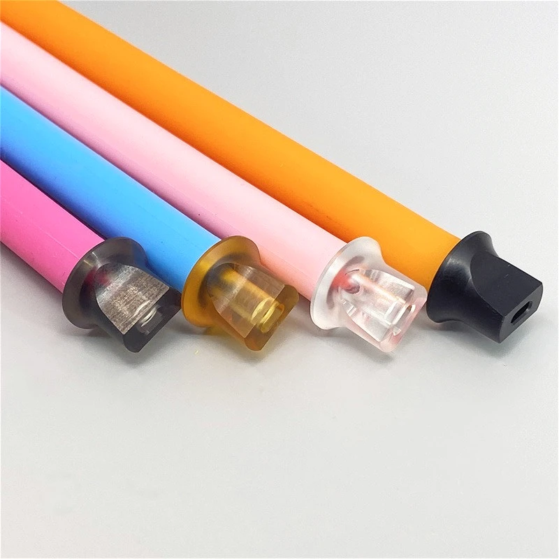 1PC 510/810 Drip Tip de Boca Plana em Aço Inoxidável e Acrílico, Conector de Reposição Destacável