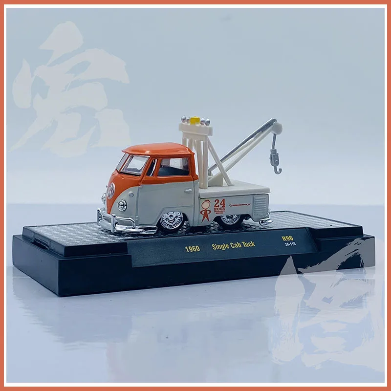 

M2 Machines 1/64 1960 Single Cab Truck Orange and White Alloy Car Model Classics Adult Souvenir Gift Static Display