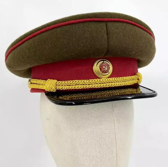 Casquette de troupes d'examen de chapeau de l'union soviétique, Vintage de printemps
