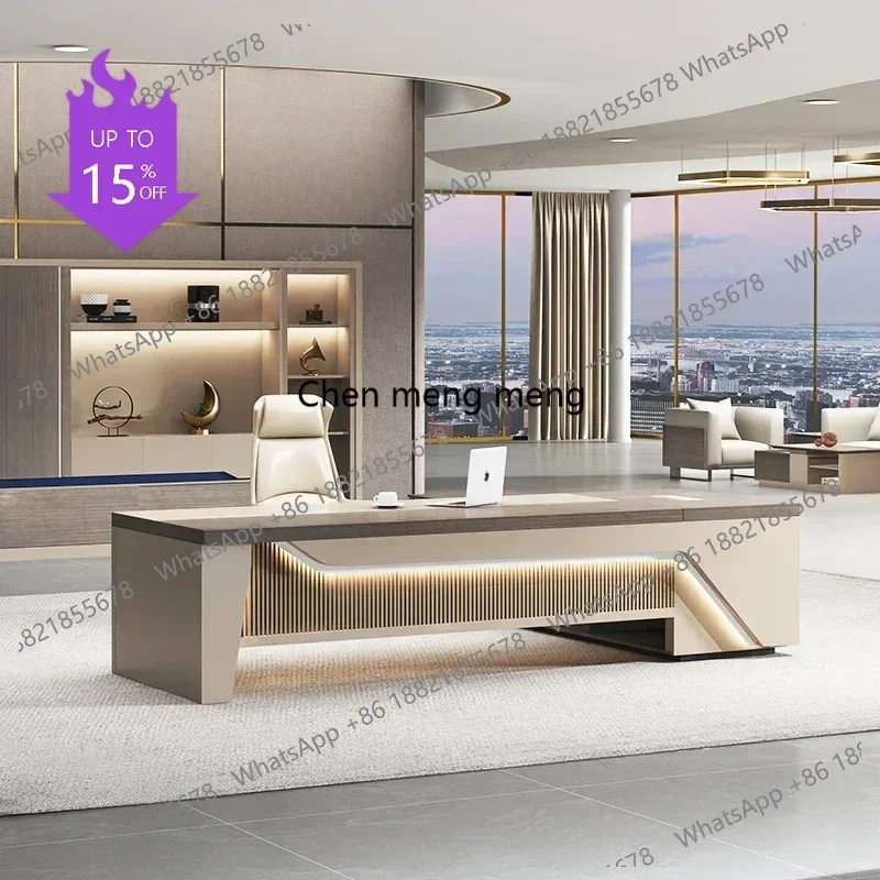 Large Storage Office Desk Bedroom Modern Luxury Home Computer Office Desk Storage Drawers Writing Mesa Ordenador Furniture01A