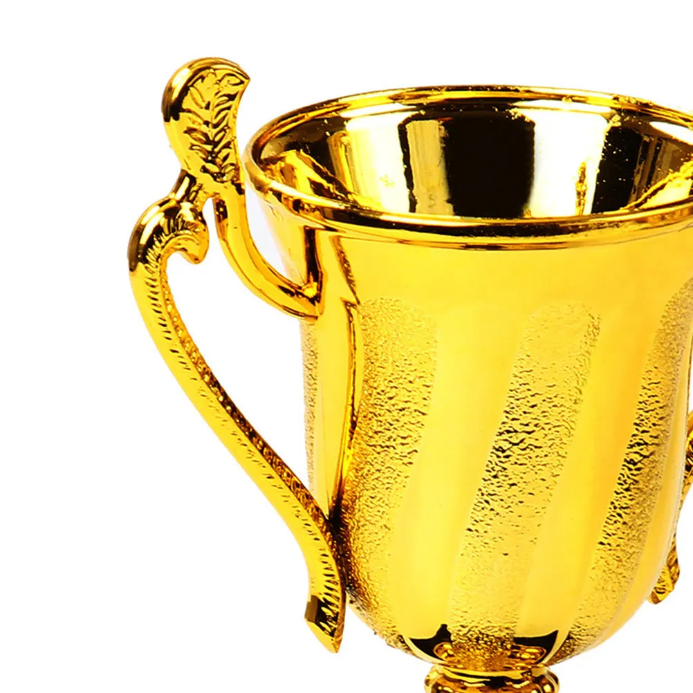 

Mini Golden Award Trophy Plastic Black Base Party Prize Reward Decor Kids Ceremony Celebration Gift Golden Award Trophy