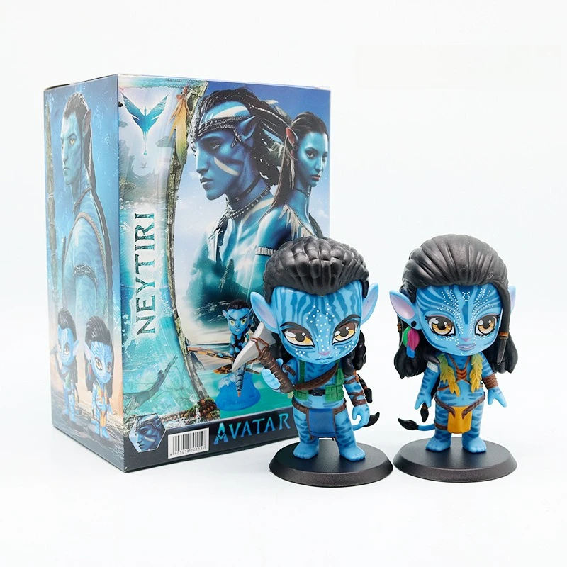 Neytiri & Jake Sully 12cm PVC Action Figure Model Cute Collectible Toy for Movie Lovers